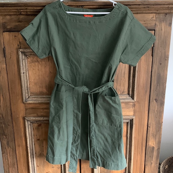 Army green dress - Picture 1 of 2